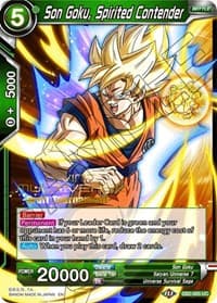 Son Goku, Spirited Contender (Divine Multiverse Draft Tournament) - Tournament Promotion Cards - Dragon Ball Super: Masters card