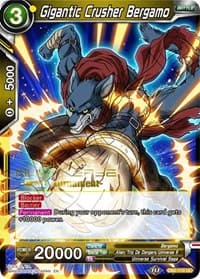 Gigantic Crusher Bergamo (Divine Multiverse Draft Tournament) - Tournament Promotion Cards - Dragon Ball Super: Masters card