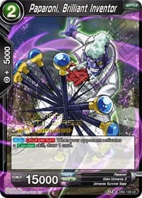 Paparoni, Brilliant Inventor (Divine Multiverse Draft Tournament) - Tournament Promotion Cards - Dragon Ball Super: Masters card
