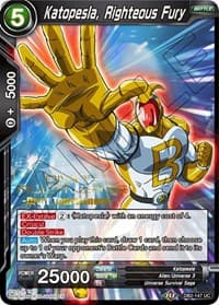 Katopesla, Righteous Fury (Divine Multiverse Draft Tournament) - Tournament Promotion Cards - Dragon Ball Super: Masters card