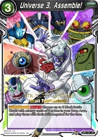 Universe 3, Assemble! (Divine Multiverse Draft Tournament) - Tournament Promotion Cards - Dragon Ball Super: Masters card
