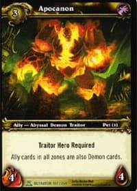 Apocanon - Servants of the Betrayer - WoW card