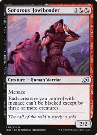 Sonorous Howlbonder - Ikoria: Lair of Behemoths - Magic: The Gathering card