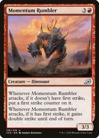 Momentum Rumbler - Ikoria: Lair of Behemoths - Magic: The Gathering card