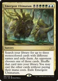 Emergent Ultimatum - Ikoria: Lair of Behemoths - Magic: The Gathering card