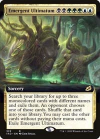 Emergent Ultimatum (Extended Art) - Ikoria: Lair of Behemoths - Magic: The Gathering card