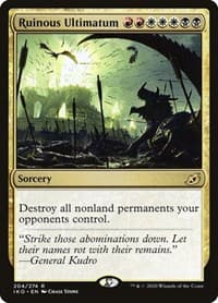 Ruinous Ultimatum - Ikoria: Lair of Behemoths - Magic: The Gathering card