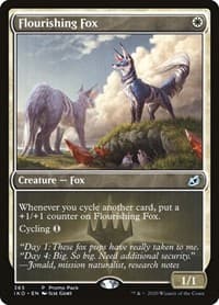 Flourishing Fox - Promo Pack: Ikoria - Magic: The Gathering card
