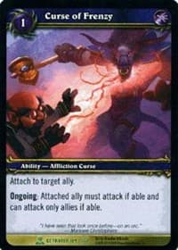 Curse of Frenzy - Servants of the Betrayer - WoW card