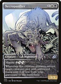 Necropanther (Showcase) - Ikoria: Lair of Behemoths - Magic: The Gathering card