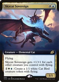 Skycat Sovereign (Extended Art) - Ikoria: Lair of Behemoths - Magic: The Gathering card