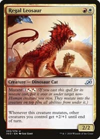 Regal Leosaur - Ikoria: Lair of Behemoths - Magic: The Gathering card