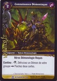 Demonic Knowledge - Servants of the Betrayer - WoW card