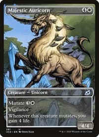 Majestic Auricorn (Showcase) - Ikoria: Lair of Behemoths - Magic: The Gathering card
