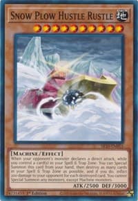 Snow Plow Hustle Rustle - Structure Deck: Mechanized Madness - YuGiOh card