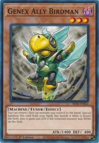 Genex Ally Birdman - Structure Deck: Mechanized Madness - YuGiOh card