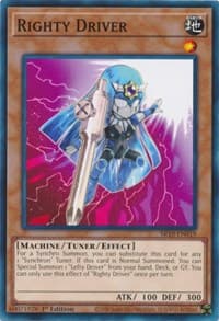 Righty Driver - Structure Deck: Mechanized Madness - YuGiOh card