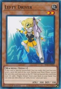 Lefty Driver - Structure Deck: Mechanized Madness - YuGiOh card