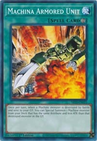 Machina Armored Unit - Structure Deck: Mechanized Madness - YuGiOh card
