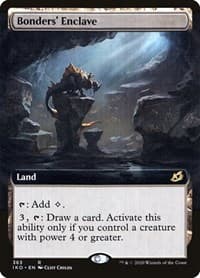 Bonders' Enclave (Extended Art) - Ikoria: Lair of Behemoths - Magic: The Gathering card
