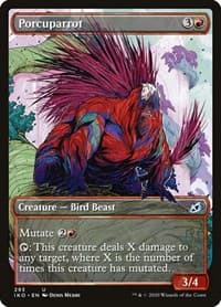 Porcuparrot (Showcase) - Ikoria: Lair of Behemoths - Magic: The Gathering card