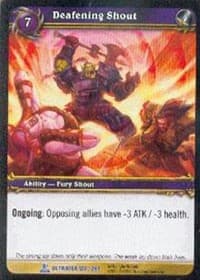 Deafening Shout - Servants of the Betrayer - WoW card