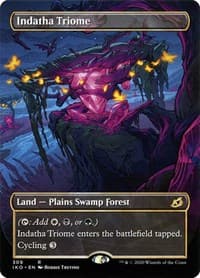 Indatha Triome (Showcase) - Ikoria: Lair of Behemoths - Magic: The Gathering card