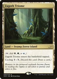 Zagoth Triome - Ikoria: Lair of Behemoths - Magic: The Gathering card