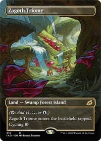 Zagoth Triome (Showcase) - Ikoria: Lair of Behemoths - Magic: The Gathering card