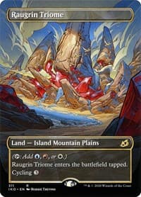 Raugrin Triome (Showcase) - Ikoria: Lair of Behemoths - Magic: The Gathering card