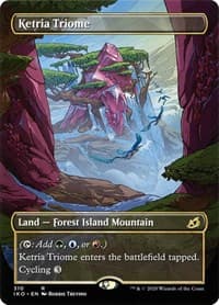 Ketria Triome (Showcase) - Ikoria: Lair of Behemoths - Magic: The Gathering card