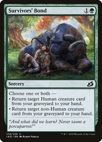 Survivors' Bond - Ikoria: Lair of Behemoths - Magic: The Gathering card