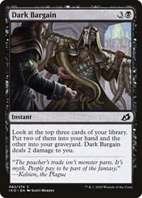 Dark Bargain - Ikoria: Lair of Behemoths - Magic: The Gathering card