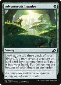 Adventurous Impulse - Ikoria: Lair of Behemoths - Magic: The Gathering card