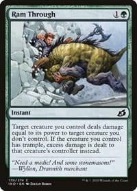 Ram Through - Ikoria: Lair of Behemoths - Magic: The Gathering card
