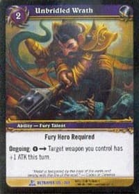 Unbridled Wrath - Servants of the Betrayer - WoW card