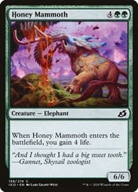 Honey Mammoth - Ikoria: Lair of Behemoths - Magic: The Gathering card