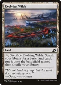 Evolving Wilds - Ikoria: Lair of Behemoths - Magic: The Gathering card