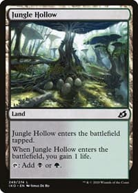 Jungle Hollow - Ikoria: Lair of Behemoths - Magic: The Gathering card