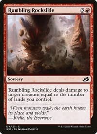 Rumbling Rockslide - Ikoria: Lair of Behemoths - Magic: The Gathering card