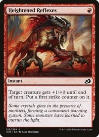 Heightened Reflexes - Ikoria: Lair of Behemoths - Magic: The Gathering card