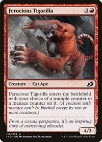 Ferocious Tigorilla - Ikoria: Lair of Behemoths - Magic: The Gathering card