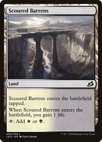 Scoured Barrens - Ikoria: Lair of Behemoths - Magic: The Gathering card