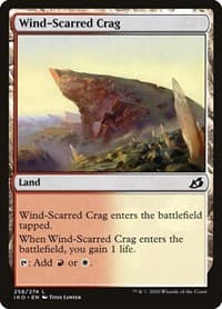Wind-Scarred Crag - Ikoria: Lair of Behemoths - Magic: The Gathering card