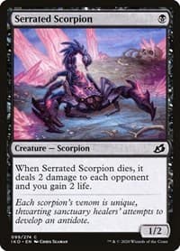 Serrated Scorpion - Ikoria: Lair of Behemoths - Magic: The Gathering card