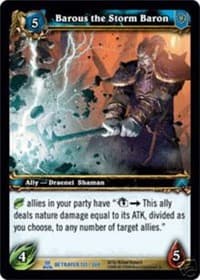 Barous the Storm Baron - Servants of the Betrayer - WoW card