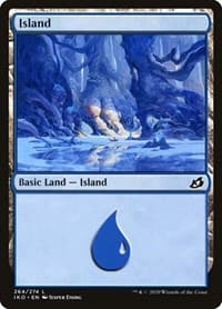 Island (264) - Ikoria: Lair of Behemoths - Magic: The Gathering card