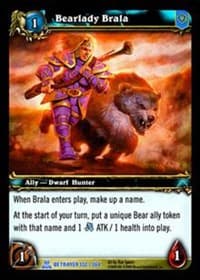 Bearlady Brala - Servants of the Betrayer - WoW card