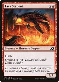 Lava Serpent - Ikoria: Lair of Behemoths - Magic: The Gathering card