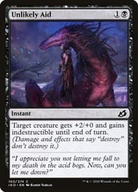 Unlikely Aid - Ikoria: Lair of Behemoths - Magic: The Gathering card